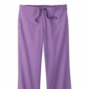 White Swan Orchid Scrub Pants